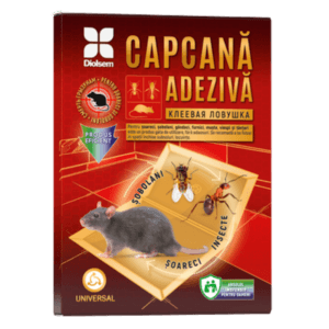 Capcană adezivă împotriva șoareci, șobolani 170x120mm — Stop Insect Moldova