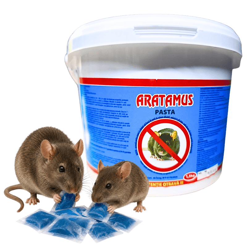 Aratamus Паста 1.5кг – Приманка от крыс и мышей
